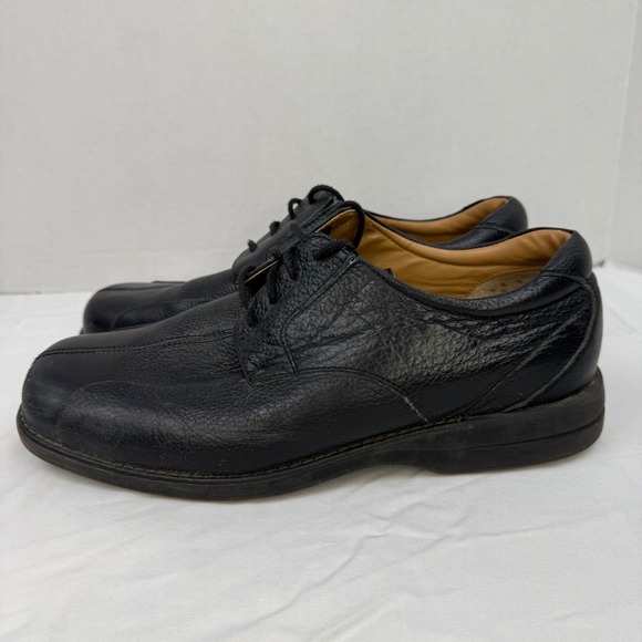G.H. Bass Lex Mens Black Leather Oxford Shoes Square Toe Size 12 W main image 11